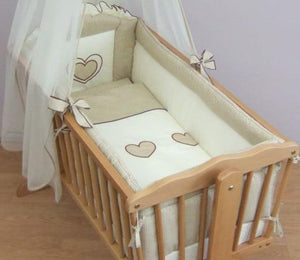 10 Piece Crib Bedding Set 90x40 cm Nursery for Baby in Various Designs / Colours - babycomfort.co.uk