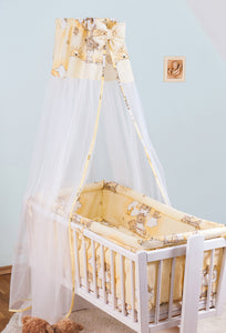 8 Piece Nursery Baby Crib Bedding Set 90x40 cm Fits Rocking Swinging Crib Print - babycomfort.co.uk