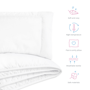 Duvet & Pillow Set / Crib, Cot, Cot Bed, Junior Bed - babycomfort.co.uk
