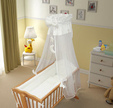 Load image into Gallery viewer, 9 Piece Crib Baby Bedding Set 90 x 40 cm Fits Swinging / Rocking Cradle - Moon - babycomfort.co.uk