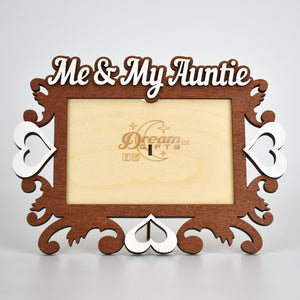Me & My Auntie Photo Frame Handmade Tabletop Wall Decorative Baby Gift Idea