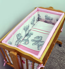 Load image into Gallery viewer, Crib All Round Padded Thick Bumper 260 cm, 90x40 cm Crib Size - Mika - babycomfort.co.uk