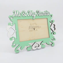 Load image into Gallery viewer, Me &amp; My Auntie Photo Frame Handmade Tabletop Wall Decorative Baby Gift Idea