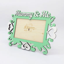 Load image into Gallery viewer, Mummy and Me Photo Frame Handmade Tabletop Wall Decorative Style Baby Gift Idea - babycomfort.co.uk