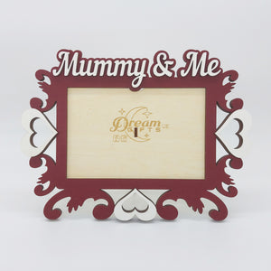 Mummy and Me Photo Frame Handmade Tabletop Wall Decorative Style Baby Gift Idea - babycomfort.co.uk