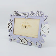 Load image into Gallery viewer, Mummy and Me Photo Frame Handmade Tabletop Wall Decorative Style Baby Gift Idea - babycomfort.co.uk