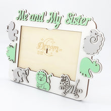 Load image into Gallery viewer, Me And My Sister Photo Frame Handmade Tabletop Wall Decorative Baby Gift Idea - babycomfort.co.uk