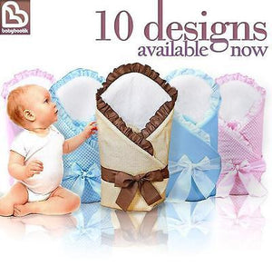 Baby Swaddling / Infant Swaddle Wrap / Newborn Cotton Blanket / Quilt - Plain - babycomfort.co.uk