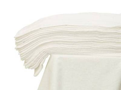 Large Muslin Square Cloth 70x80 Baby Reusable Nappy Wipes Bibs 100% Cotton White - babycomfort.co.uk