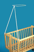 Load image into Gallery viewer, Crown Canopy / Drape / Mosquito Net + Holder To Fit Crib / Cradle / Moses Basket - babycomfort.co.uk