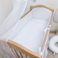 Load image into Gallery viewer, Large All Round Cot Bumper 140x70 Plain Cotton - babycomfort.co.uk