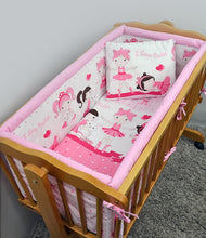 Load image into Gallery viewer, Cotton 5 Piece Crib Baby Bedding Set 90x40 Fits Rocking Cradle - babycomfort.co.uk