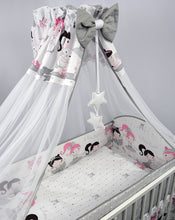 Load image into Gallery viewer, Chiffon Canopy Drape Mosquito Net + Holder Fits Baby Nursery Cot Bed - babycomfort.co.uk