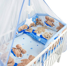 Load image into Gallery viewer, 6 Piece pcs Baby Bedding Set Nursery Bumper To Fit Cot 120x60 Cot Bed 140x70 - babycomfort.co.uk