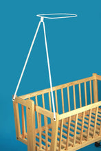 Load image into Gallery viewer, Universal Canopy Drape Holder, Rod, Pole, Bar Fits Baby Cot, Bed, Crib, Basket - babycomfort.co.uk