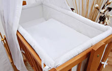 Load image into Gallery viewer, 5 Piece Crib Baby Bedding Set 90 x 40 cm Fits Rocking Swinging Cradle - Plain - babycomfort.co.uk