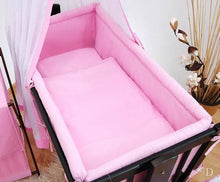 Load image into Gallery viewer, Large Padded Crib Bumper 260cm Long To Fit Regular Crib / Cradle 90x40 - Plain - babycomfort.co.uk