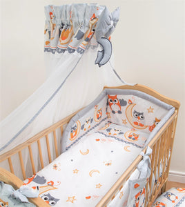 Chiffon Canopy Drape Mosquito Net + Holder Fits Baby Nursery Cot Bed - babycomfort.co.uk