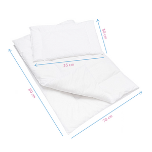 Quilted Duvet & Pillow / Crib or Pram - babycomfort.co.uk