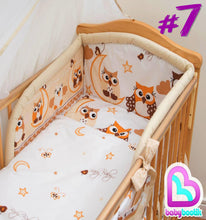 Load image into Gallery viewer, 5 Piece Baby Kids Bedding Set Duvet Cover / Safety Bumper to fit Cot / Cot Bed - babycomfort.co.uk