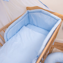 Load image into Gallery viewer, 3 Piece Baby Bedding Set with Thick Bumper to fit 120x60 cm Cot - Plain - babycomfort.co.uk