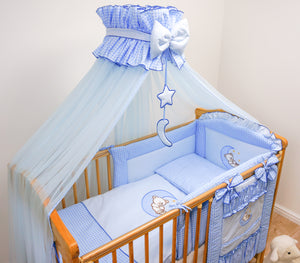 12 Pcs Baby Toddler Bedding Set For Cot Cot Bed Boy Girl - Moon - babycomfort.co.uk