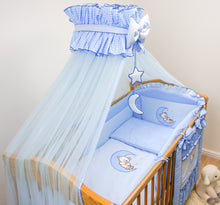 Load image into Gallery viewer, STUNNING COT COT BED BEDDING SET 3 10 15 PIECE DUVET BUMPER CANOPY HOLDER - babycomfort.co.uk