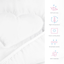 Load image into Gallery viewer, Quilted Duvet &amp; Pillow / Cot / Big Heart - babycomfort.co.uk