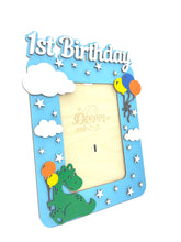 Load image into Gallery viewer, Hand Made Baby Wooden Photo Frame for Tabletop or Wall Decorative Gift - 1st Birthday - babycomfort.co.uk