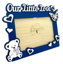 Load image into Gallery viewer, Our Little Love Baby Wooden Photo Frame Handmade Tabletop Wall Decorative Gift - babycomfort.co.uk