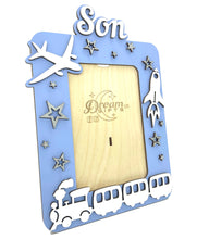 Load image into Gallery viewer, Son Wooden Photo Frame Handmade for Tabletop Wall Decorative Baby Gift Idea - babycomfort.co.uk
