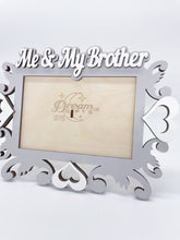 Load image into Gallery viewer, Me &amp; My Brother Photo Frame Handmade Tabletop Wall Decorative Baby Gift Idea