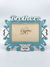 Load image into Gallery viewer, Brothers Photo Frame Handmade Tabletop Wall Decorative Style Baby Gift Idea