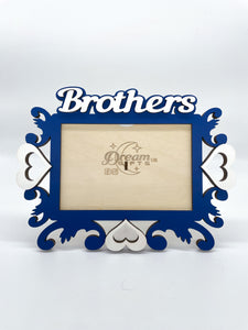 Brothers Photo Frame Handmade Tabletop Wall Decorative Style Baby Gift Idea