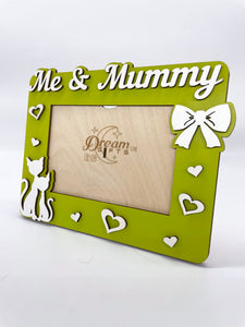 Me & Mummy Photo Frame Handmade Tabletop Wall Decorative Style Baby Gift Idea