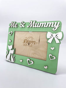 Me & Mummy Photo Frame Handmade Tabletop Wall Decorative Style Baby Gift Idea