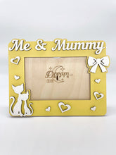 Load image into Gallery viewer, Me &amp; Mummy Photo Frame Handmade Tabletop Wall Decorative Style Baby Gift Idea