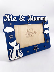 Me & Mummy Photo Frame Handmade Tabletop Wall Decorative Stars Baby Gift Idea