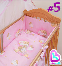 Load image into Gallery viewer, 5 Piece Baby Nursery Cot Bedding Set Duvet Bumper Pillow - babycomfort.co.uk