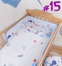 Load image into Gallery viewer, 5 Piece Baby Nursery Cot Bedding Set Duvet Bumper Pillow - babycomfort.co.uk