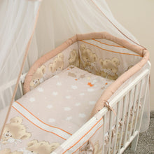 Load image into Gallery viewer, 3 Pcs Bedding Set 180cm Padded cot Bumper 120x60 cm - Mika - babycomfort.co.uk