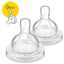 Load image into Gallery viewer, 2pcs Baby Anti-Colic Bottle Silicone Teat Nipple All Sizes/Flow Rates - babycomfort.co.uk