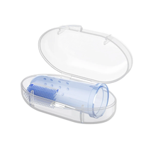 Load image into Gallery viewer, Newborn Toothbrush &amp; Gum Massager/Silicone Finger Brush with Case - babycomfort.co.uk