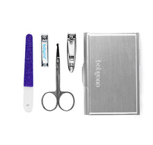 Load image into Gallery viewer, Baby Manicure Set with Case and Mirror - Scissors, Nail File, Nail Clipper - babycomfort.co.uk