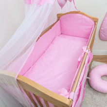 Load image into Gallery viewer, Large All Round Cot Bumper 120x60 Plain Cotton - babycomfort.co.uk