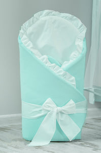 Baby Swaddling / Infant Swaddle Wrap / Newborn Cotton Blanket / Quilt - Plain - babycomfort.co.uk