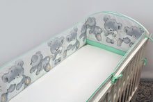 Load image into Gallery viewer, All Round Cot, Cot bed Bumper 4 Sided Pads with Mika - babycomfort.co.uk