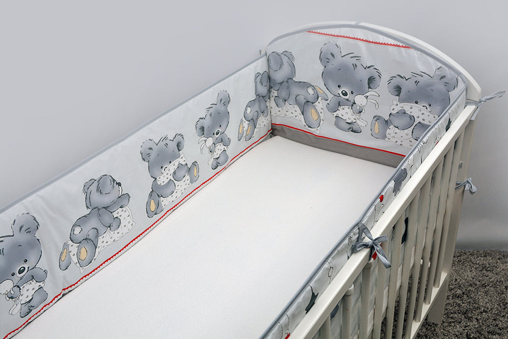All Round Cot, Cot bed Bumper 4 Sided Pads with Mika - babycomfort.co.uk