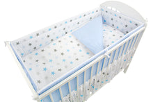 Load image into Gallery viewer, 5 Piece Baby Bedding Set Nursery Cot Cot Bed Long All Round Padded Bumper - babycomfort.co.uk