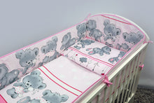 Load image into Gallery viewer, 10 Piece Nursery Baby Cot Bedding Set with All-Round 360cm Bumper (120x60cm) - Mika - babycomfort.co.uk
